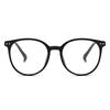 2pcs New Round Glasses Frames Women Anti Blue Light Eyeglasses Tri Color Rivet Design Eyewaer Outdoor Street Shoot Glasses