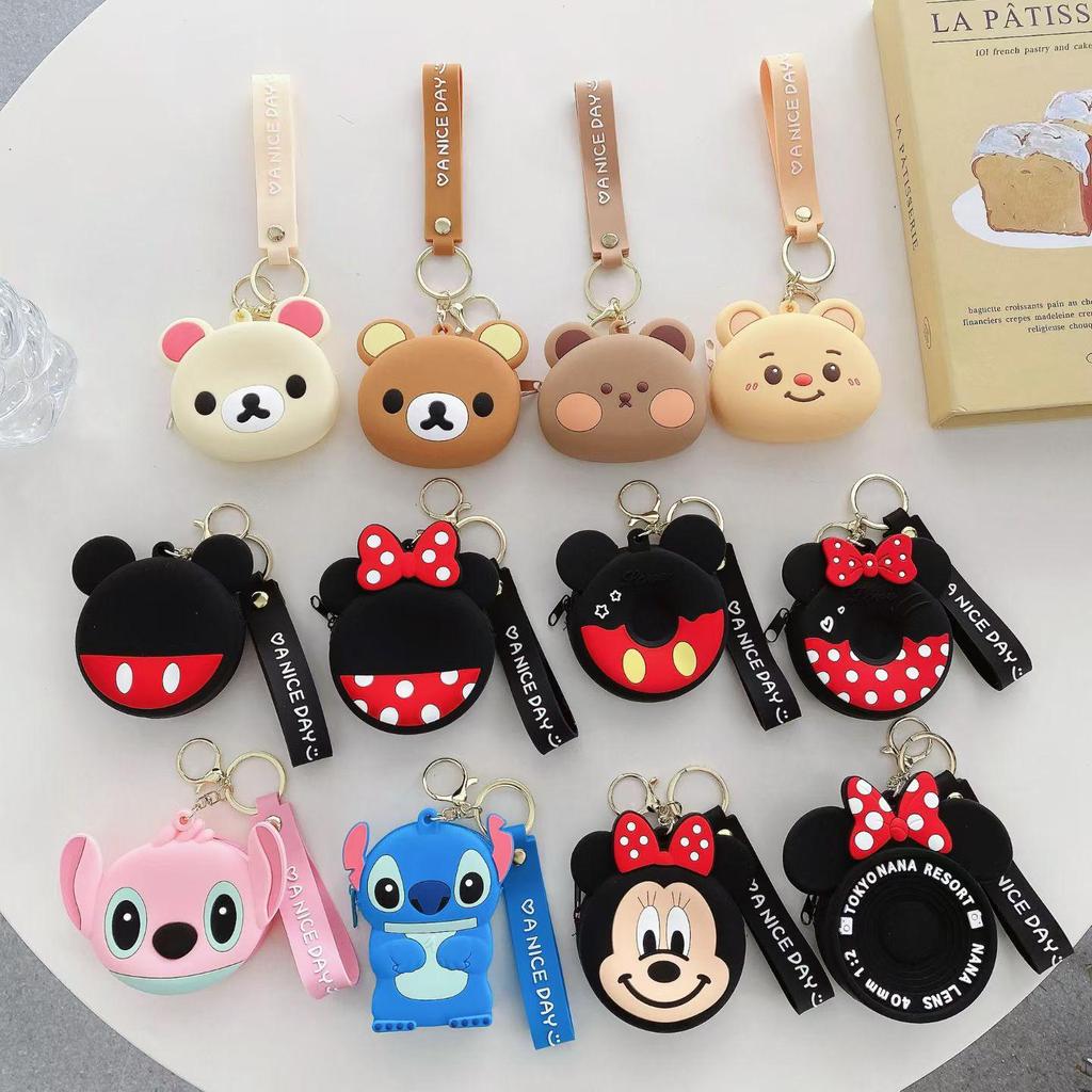 Sanrio Cartoon Silicone Coin Purse - Cute Children's Storage Bag