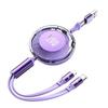 100W Type-C 3-in-1 Fast Charging Cable for Huawei, Android, and Apple Devices