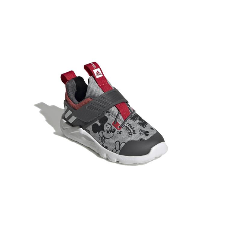 Disney X Adidas Rapida Mickey Mouse Cushioning Slip Resistant Cushioning Slip Resistant Low Top Toddler Shoes Gray EF9730