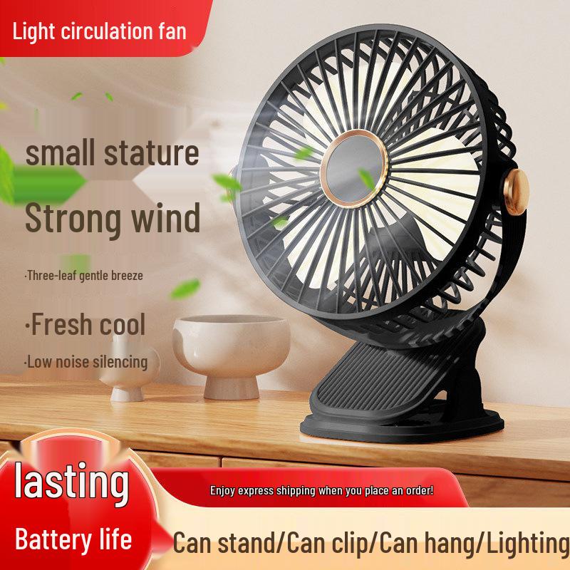 Portable No-Drill, Silent Wall-Mounted Cooling Fan for Kitchen, Toilet, and Dormitory