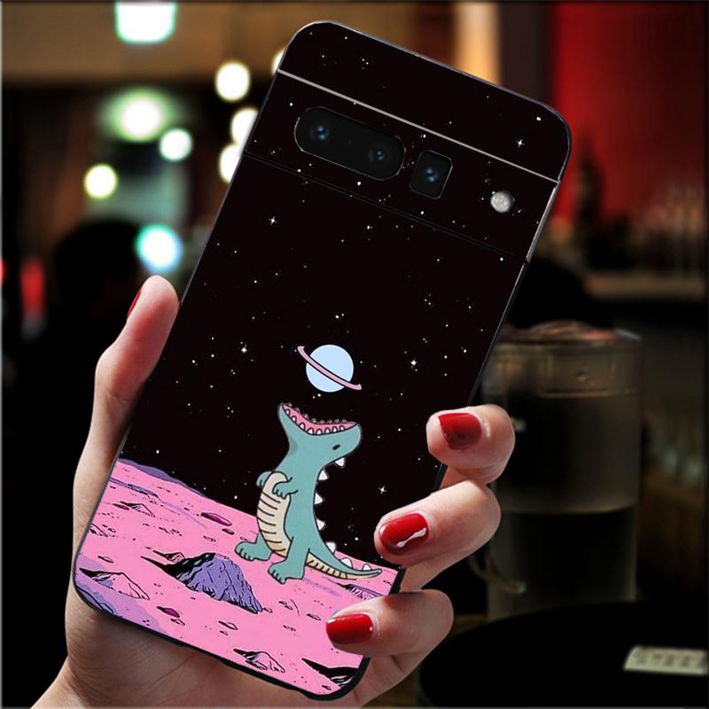 Cute Baby Dinosaur Phone Case For Google Pixel 9 Pro XL 8 7 Pro 8A 7A 7 6A 6 Pro Pixel 4 3 XL 5 6 4A