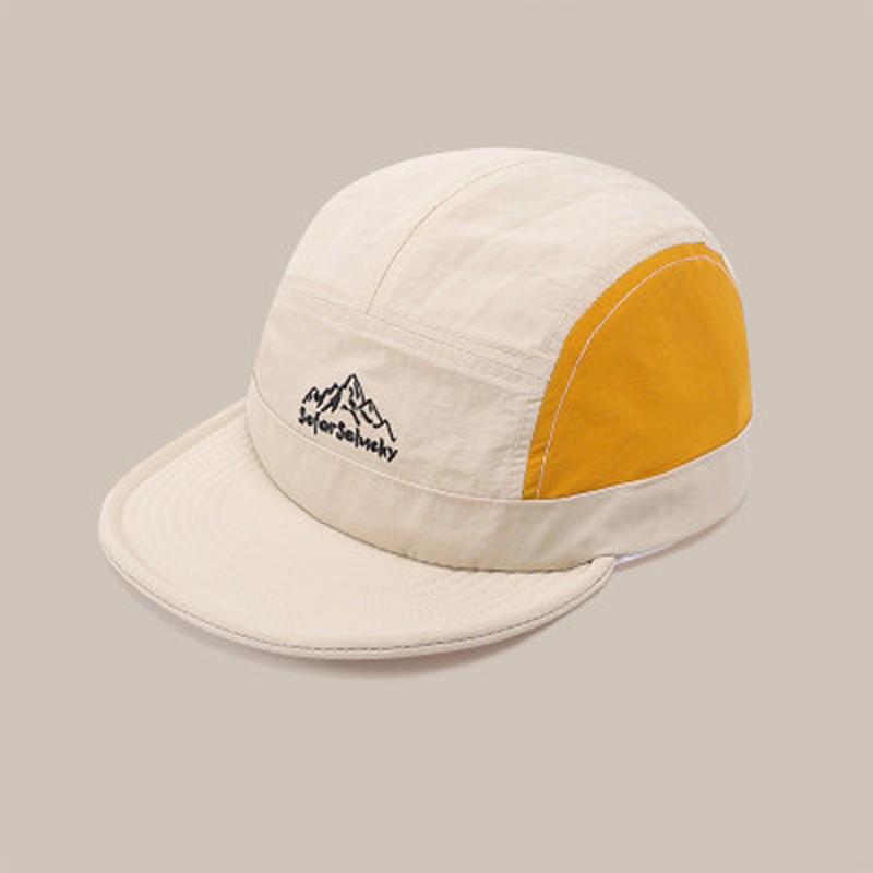 1Pcs Outdoor Sports Color-Blocked Baseball Cap, Fashionable Outdoor Hiking Hat, Street Casual Hat, Unisex Adjustable Sun Hat