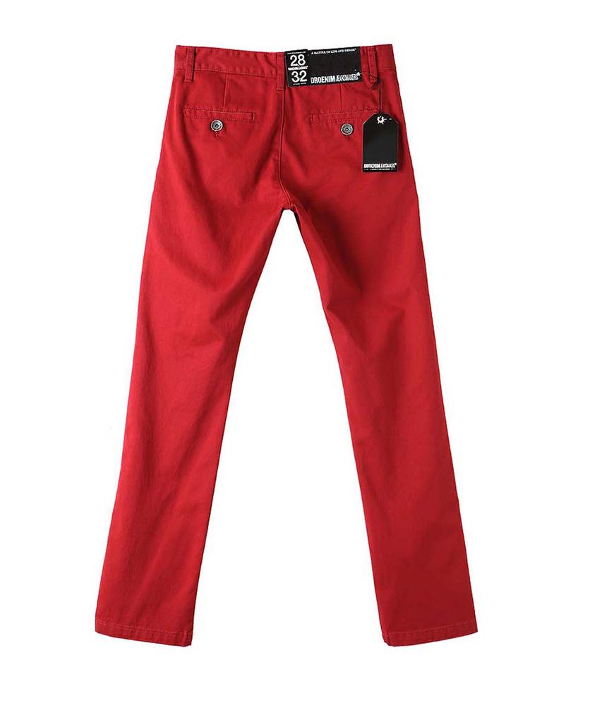 DR.DENIM Donk Chino - Red Aged