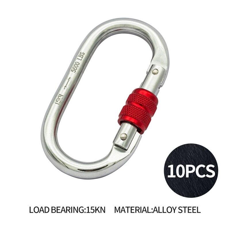 Mountaineering Buckle Outdoor Camping Multi-functional Quick-hanging Aluminum Alloy Spring Buckle Safety Buckle