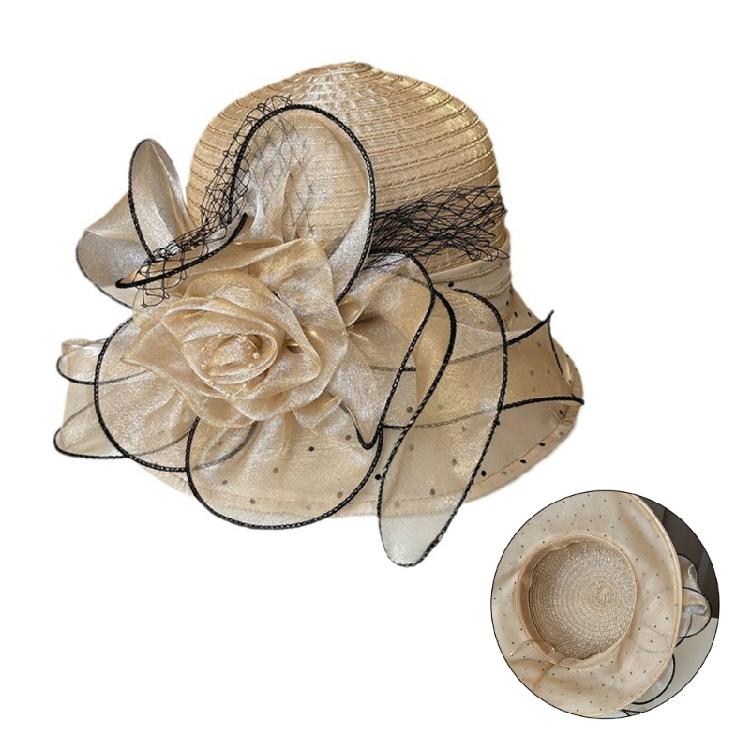 Girls Church Hat for Wedding Sun Hat Summer Hat Outdoor Beach Summer