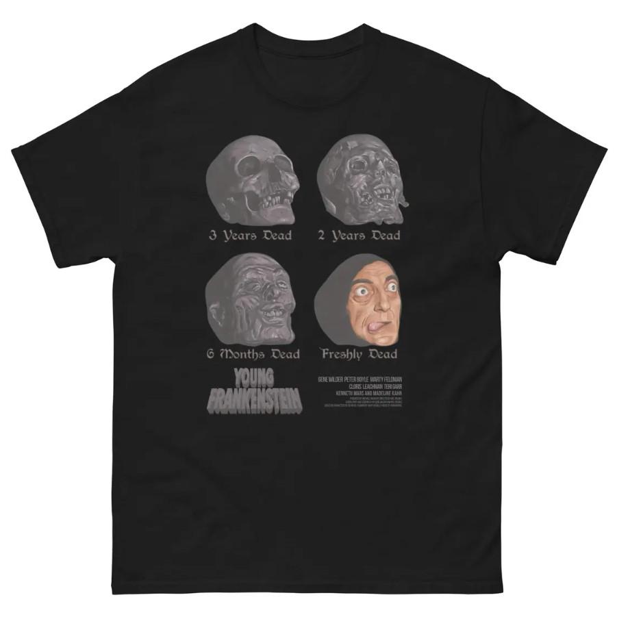 Young Frankenstein – Cult Comedy Tee, Mel Brooks Classic, Cotton Unisex T-Shirt Unisex T-Shirt M