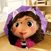 Colorful Friends Dollhouse Umbrella 8-Frame for Travel, Camping, Casual Lightweight Portable Umbrella, Essential for Every Family Holidays Gift