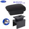 For Fiat Grande Punto Armrest Box for Fiat Punto Car Armrest Box Central Storage Box Interior Retrofit Car Accessories