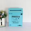 For Home Decoration Metal Mail Collection Vintage Mailbox Mail Collection Ample Storage Space Convenient Mail Access