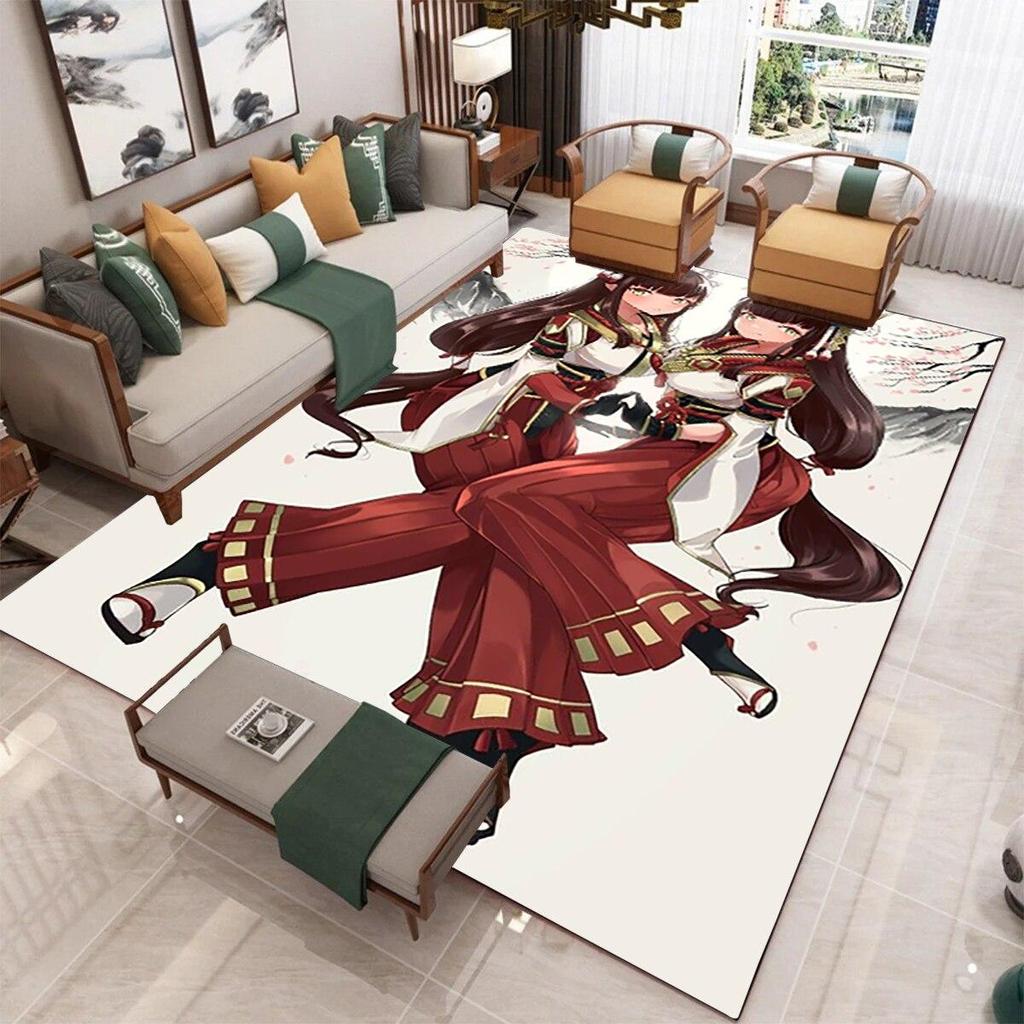 Monster Hunter Game Carpet Rug Play Mats Living Room Bedroom Carpets Child Play Lounge Doormat Fans Game Room Decor Gamer Gift