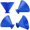 Magische Eis kratzer für Auto Windschutzscheibe - 2er Pack Kegel Magischer Auto Eis kratzer mit Trichter, Runder Schnee kratzer