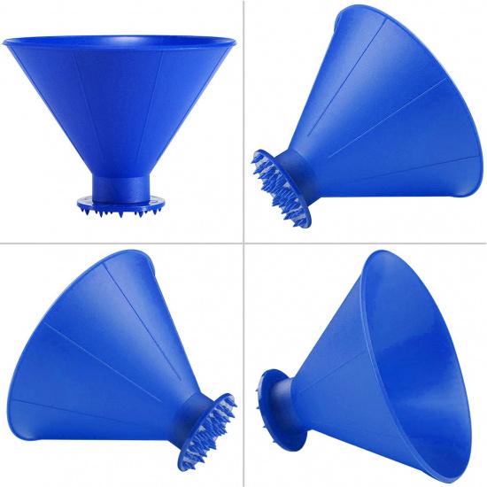 Magische Eis kratzer für Auto Windschutzscheibe - 2er Pack Kegel Magischer Auto Eis kratzer mit Trichter, Runder Schnee kratzer