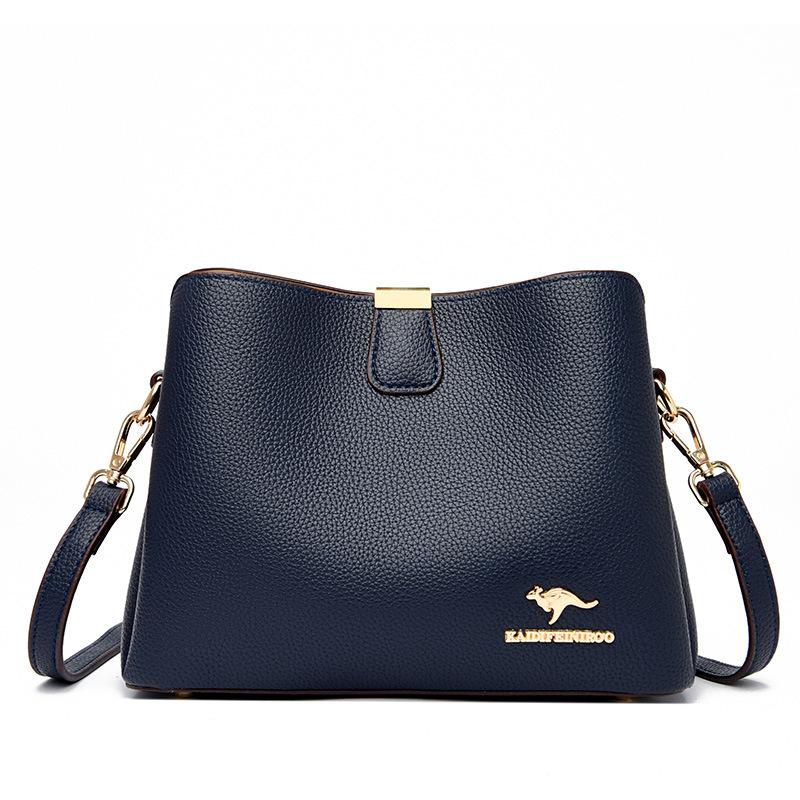 Borsa a tracolla Borsa a spalla da donna Borsa a secchiello da donna multicomparto