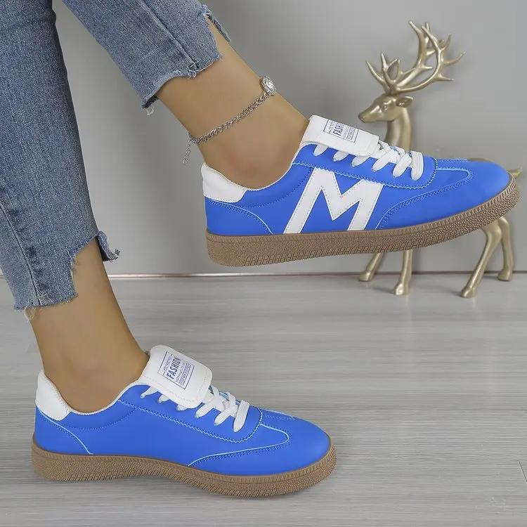 

New Women Sports Shoes Fashion Casual Flats Vulcanize Shoes Ladies Outdoor Walking Sneakers Women Comfortable Classical Shoes 43