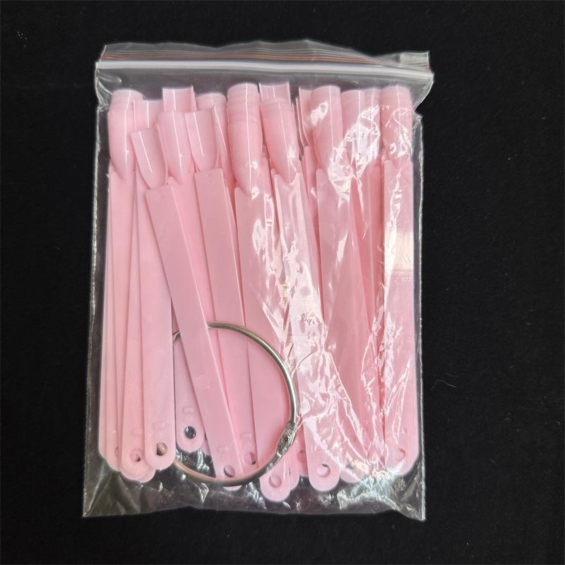 

Дисплей для нейл-арту: 50 Віялоподібних кілець для гель-лаку та практики кольору