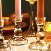 8pc Crystal Candle Holders Glass Candlestick Holder for Standard Candle Sticks Wedding Centerpieces Christmas Table Decor Bulk