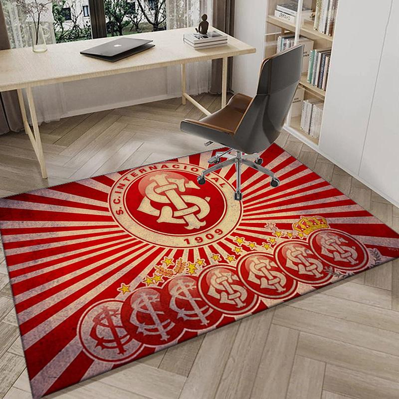 Intercontinental Football Crest Area Rug for Office, Chair Rug, Decorative Carpet Livingroom Mat, Large Size Fan gifts Christmas gifts