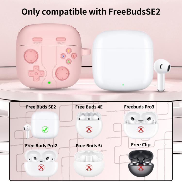 Retro Game Console Style Silicone Earbuds Case