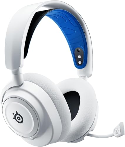 SteelSeries Arctis Nova 7P Wireless Gaming Headset, Lightweight, Voice Chat Enabled, Simultaneous Connection to Games and Smartphones, Wireless, Close