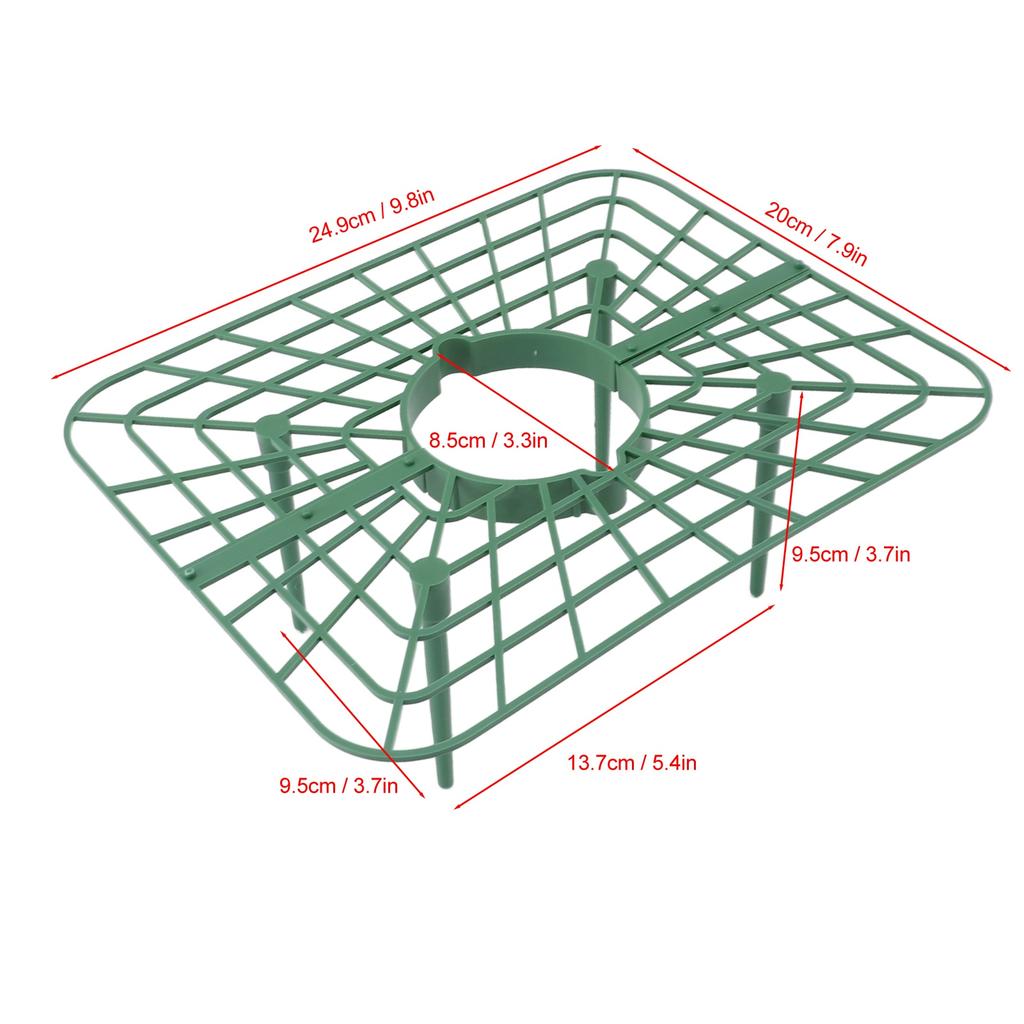 Jordgubbsodlingsställ Avtagbart PP Vattentätt Återanvändbart Jordgubbsväxtstöd för Jordodling Inomhuspotta