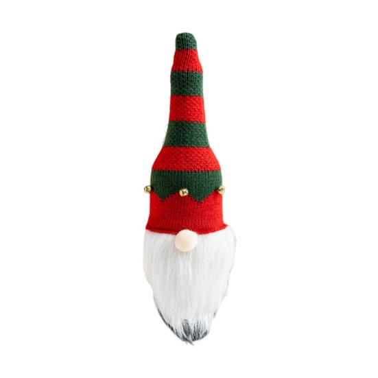Christmas Wine Bottle Cover Knitted Plush Gnome Wine Bottle Topper Cover for Christmas Dining Table Decor New Year Party Supplies