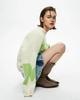 073 Loose Letter Wool Cross-Stitch Knitwear - Round Neck European & American Autumn/Winter Style