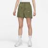 Nike Sportswear High-Waisted Woven Solid Casual Sports Shorts Women Shorts Medium-Olive DX6152-222