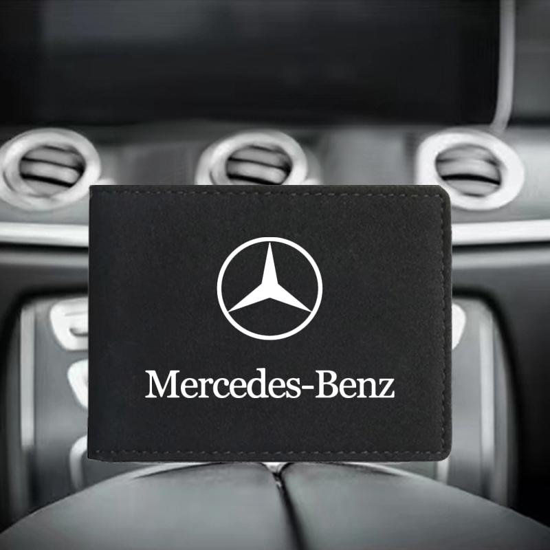 1ks Kožené pouzdro na kreditní karty Ochranné pouzdro na jízdní doklady do auta Pro Mercedes Benz AMG A D G Třída GLA GLB W124 W176 C260 C300