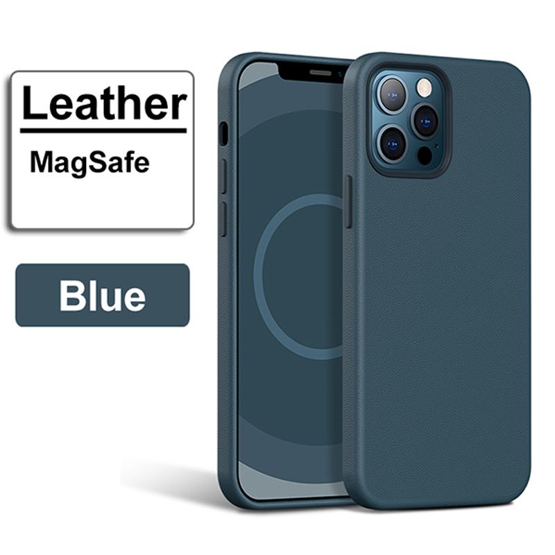 Luxury Leather Case for Apple IPhone 14 15 Pro Max 13 12 13pro IPhone14 Magsafe Case Magnetic Charging Protection Cover