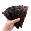 Braid Wide-brimmed Non-slip Korean Style Headwear Female Hairbands Wig Headband Wide Hair Hoop