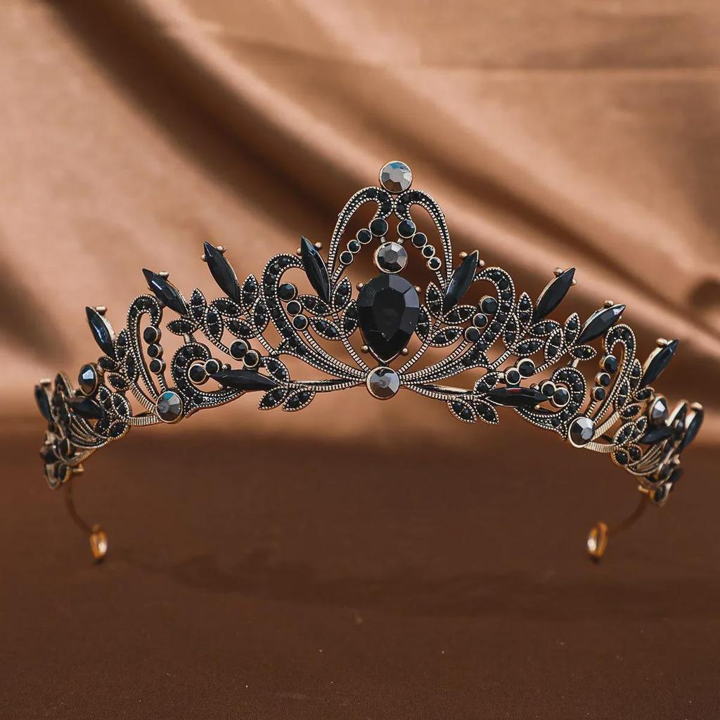 Tuanming Korean Rhinestone Crown: Elegant Princess Wedding & Photography Headdress