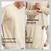 A-type Men's Thick Warm Wool Velvet Two-in-One Long Sleeve Shirt for Autumn/Winter