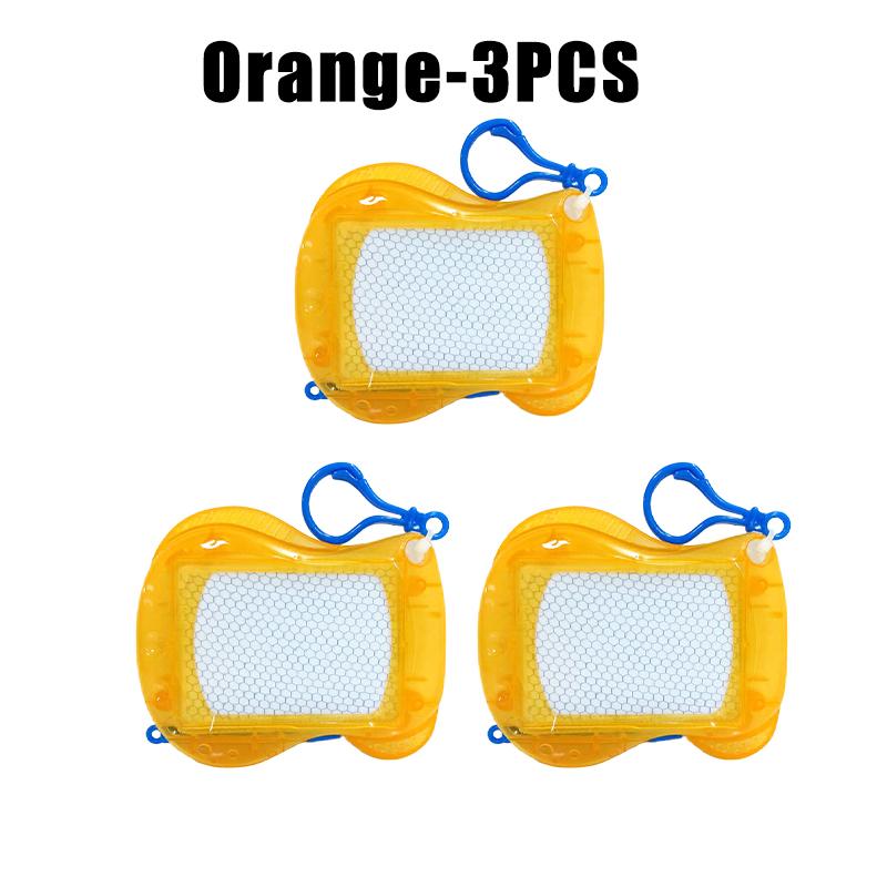 Kids Magnetic Doodle Board Keychain Portable LCD Writing Tablet Mini Drawing Pad Travel Toy Educational Erasable Gift