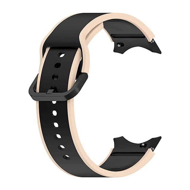 No Gaps Straps for Samsung Galaxy watch 7/6/5 Pro/4 Classic 44mm 40mm 20mm Silicone bracelet correa Galaxy watch 7 band