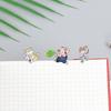 6 Sheets/Set Korean Version Cartoon Transparent PVC Stickers Cute Animal Kawaii Self Adhesive Kids DIY Scrapbooking Sticker