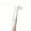 Stainless Steel Manual Weed Puller Gardening Rake Hand Weeder Rake Sharp Tines Grass Rooting Weeding Tool Easily Removing Weeds