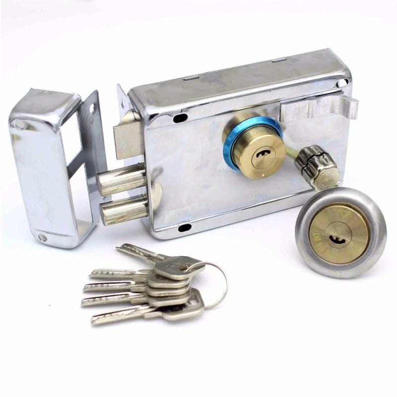 Buy Best Exterior Iron Door Locks Security Antitheft Lock Multiple Insurance Lock Wood Gate