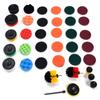 37PCS Drill Brush Attachments Set Scrub Pads and Sponge Power Scrubber Brush Polishing Pad for Home
