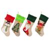 Weihnachten Süßigkeiten Tasche Weihnachten Baum Hängen Socken Santa Elch Strümpfe Dekoration Geschenke Socken Anhänger Festival Dekoration