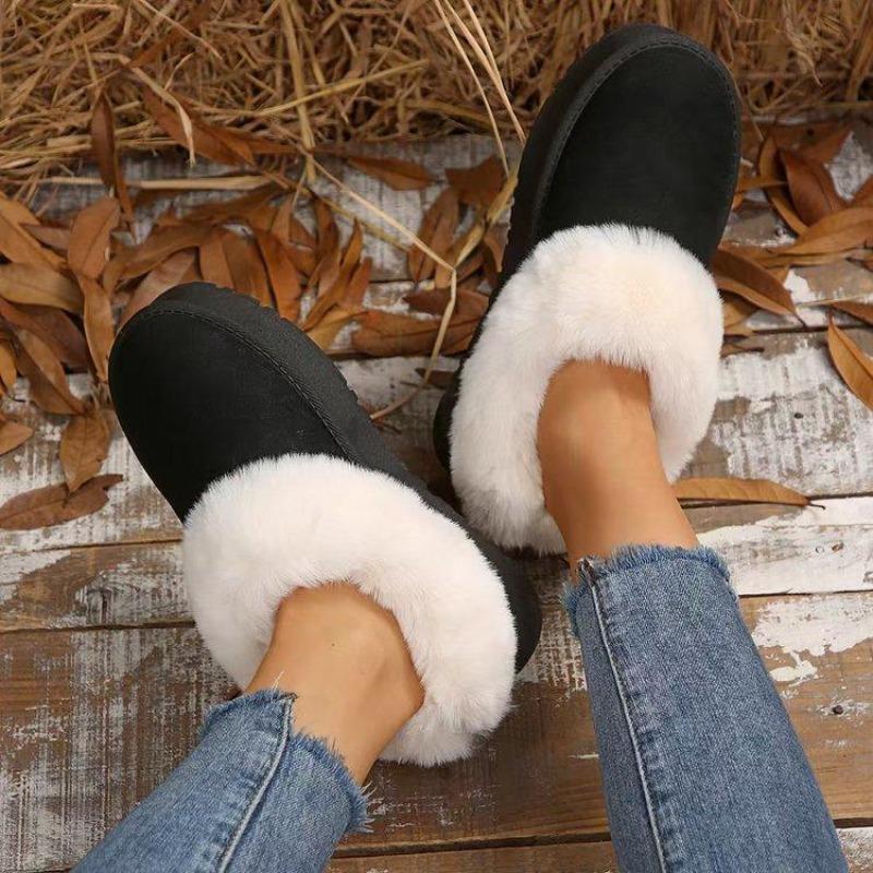 Snow Boots Women's New Platform for Autumn and Winter 2025, Wearing Cotton Boots with Thickened and A Pair of Fashionable Cotton Boots To Keep Warm