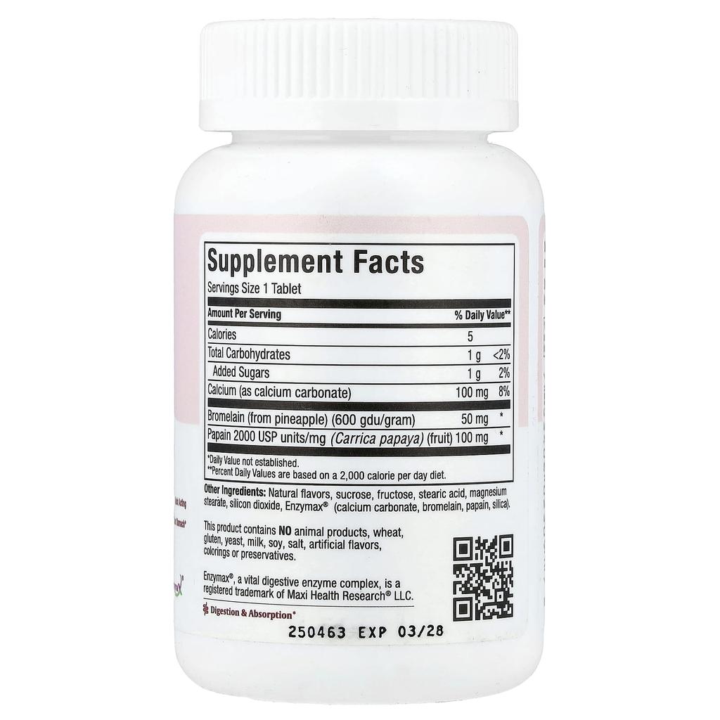 Maxi Health, Chewable Maxi Digest™, Natural Fruit Flavors, 90 Tablets