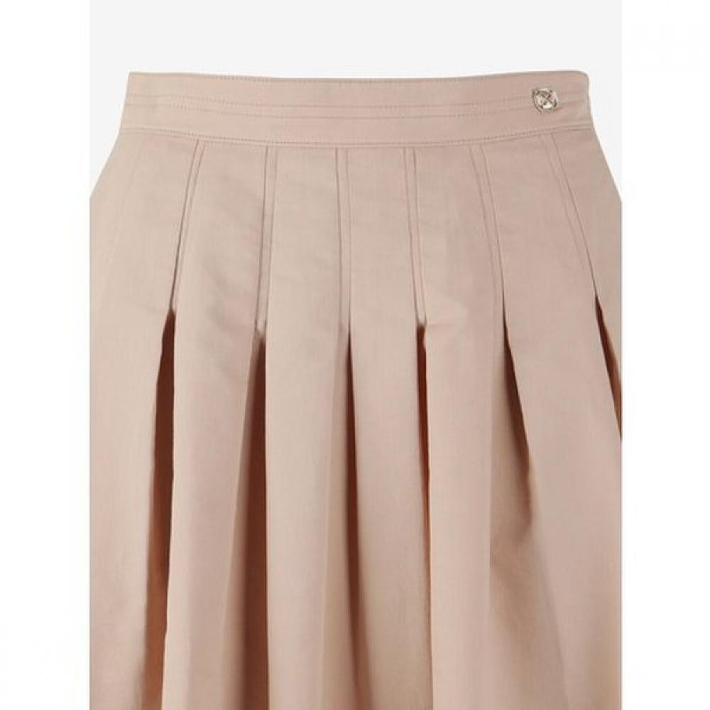 Cc Collect Back Banding Pintuck Flare Skirt  C261msd002 