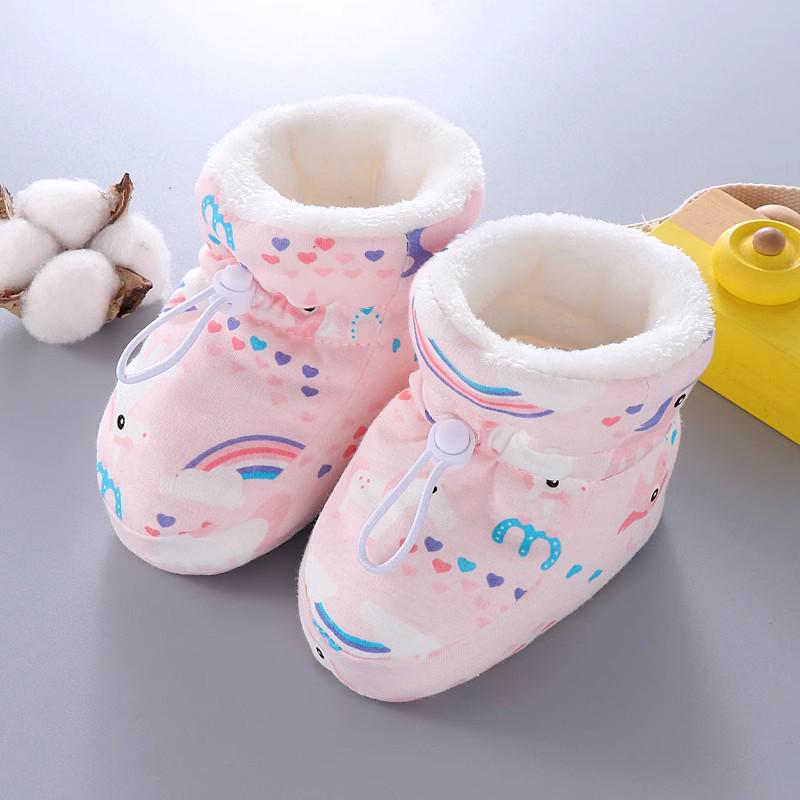 

Теплі флісові дитячі пінетки та шкарпетки – М яка підошва, Бавовна, для 0-12 місяців та тих, хто починає ходити L: Sole 13cm for 6-18 months