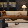 New Sofa Cushion Four Seasons Universal Fixed Non-Slip Light Luxury High-End Straight Row Leather Sofa Cover Cushion