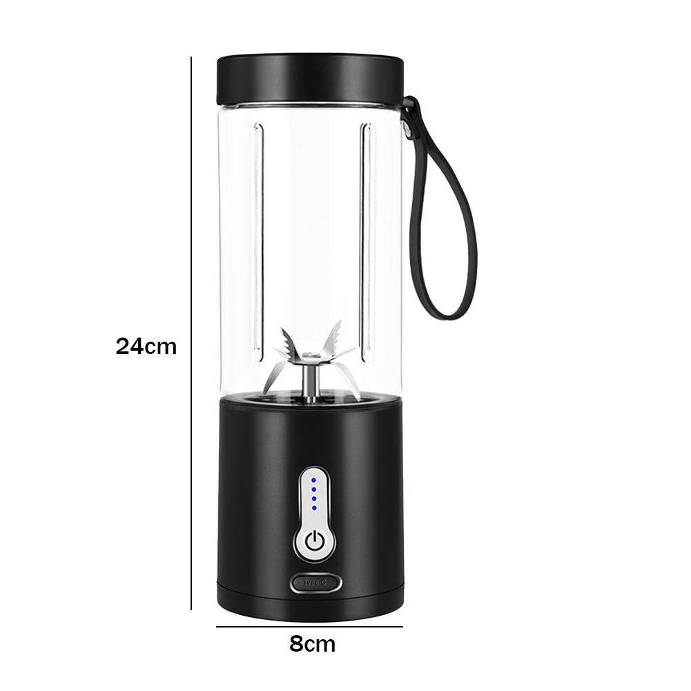 530ml Electric Juicer Cup Handheld Fruit Smoothies Mixer Food Grade Kitchen Tool