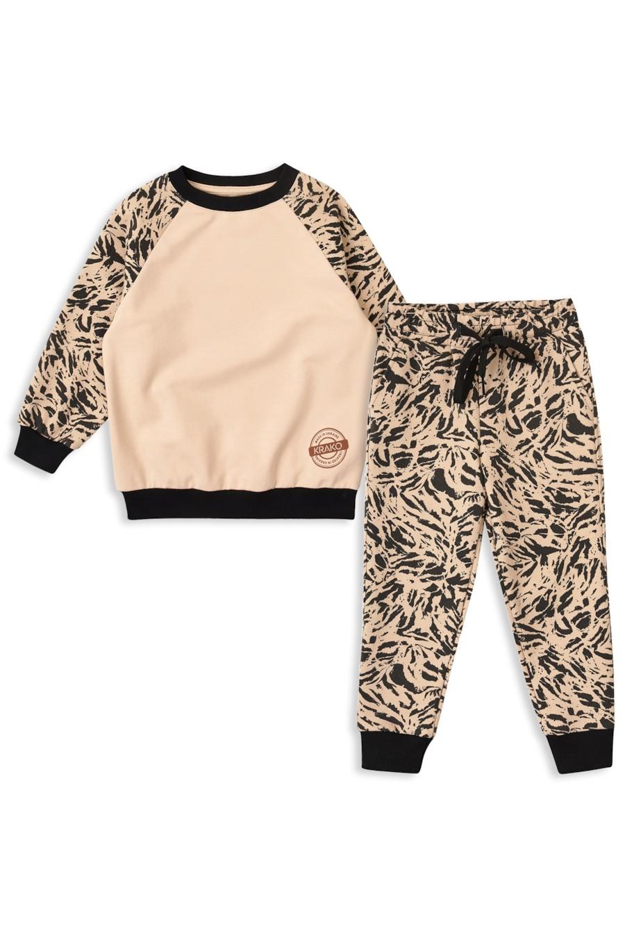 

комплект: світшот та штани KRAKO (80307) 116-122(cm) різнокольорові кольору