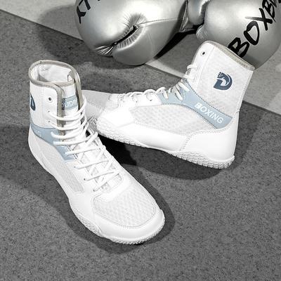 Profesjonalne buty bokserskie męskie do ćwiczeń, sneakersy bokserskie męskie, oddychające obuwie zapaśnicze
