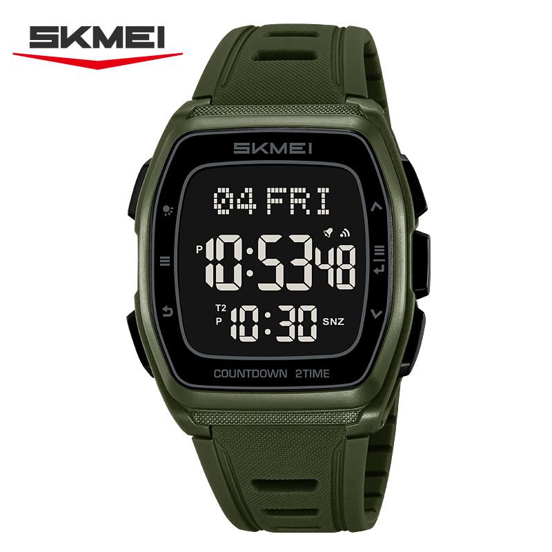SKMEI 2441 Digital Sports Watches Countdown Watch for Men Waterproof Student Mens Wristwatches Stopwatch Clock Reloj Hombre
