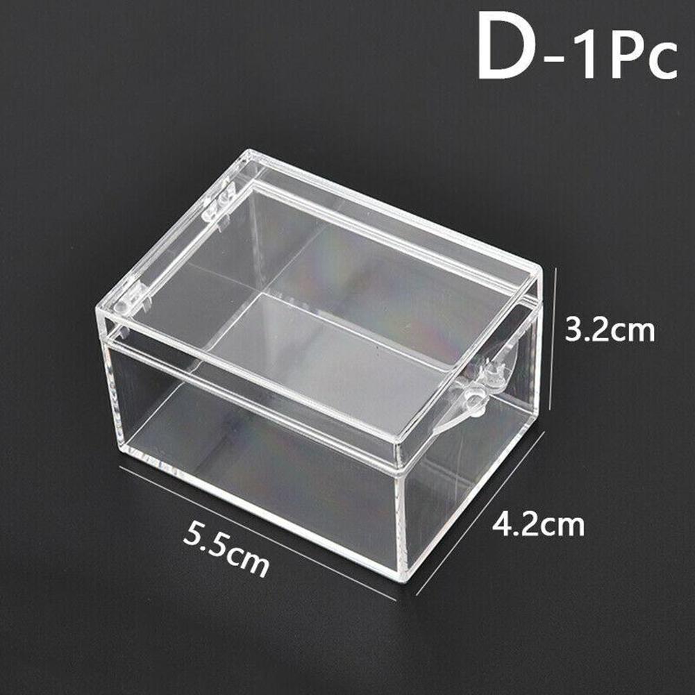 Transparent Storage Case Many Sizes Plastic PC Desktop Storage Boxes Rectangular Insect Specimen Jewelry Display Storage Boxes